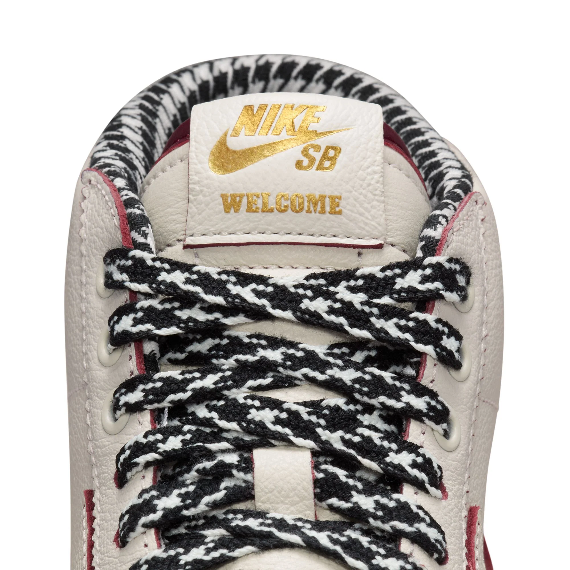 NIKE SB x WELCOME MADRID BLAZER MID SAIL/DARK BEETROOT-WHITE - Image 11