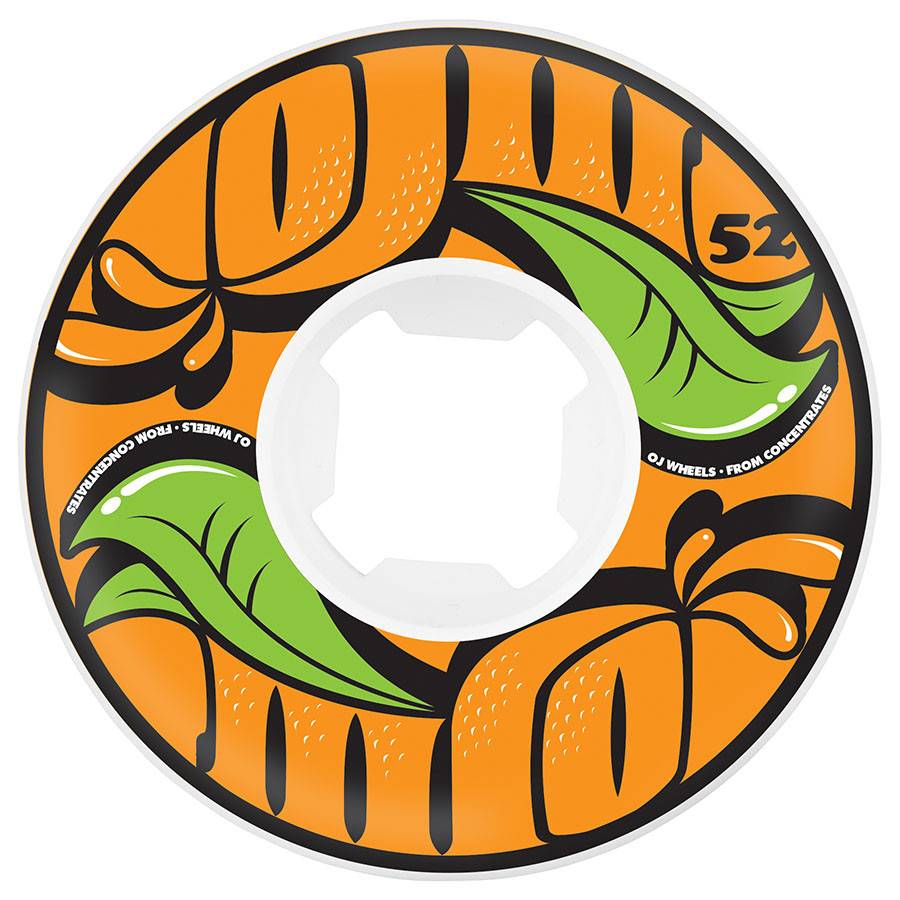 OJ III WHEELS FROM CONCENTRATE 52MM 101A WHITE EZ EDGE