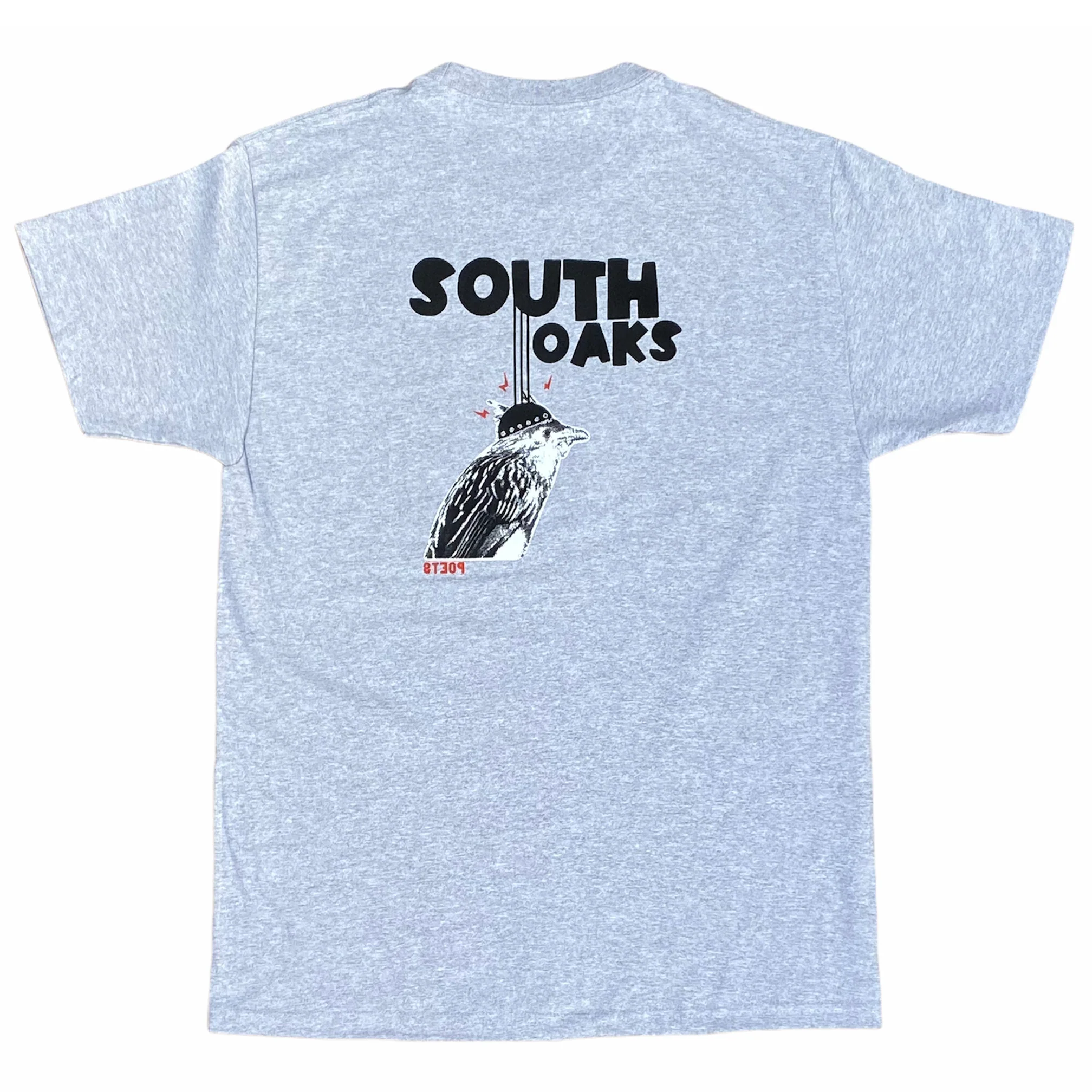 POETS CUCKOO T-SHIRT GREY