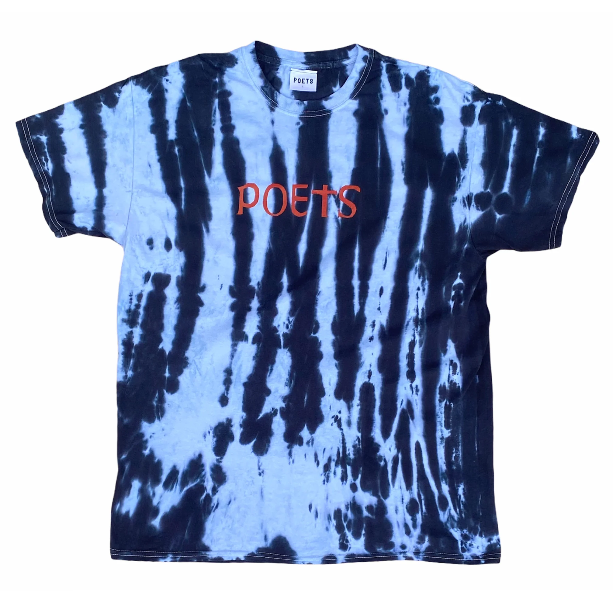 POETS LOGO LOCKUP T-SHIRT TIE-DYE