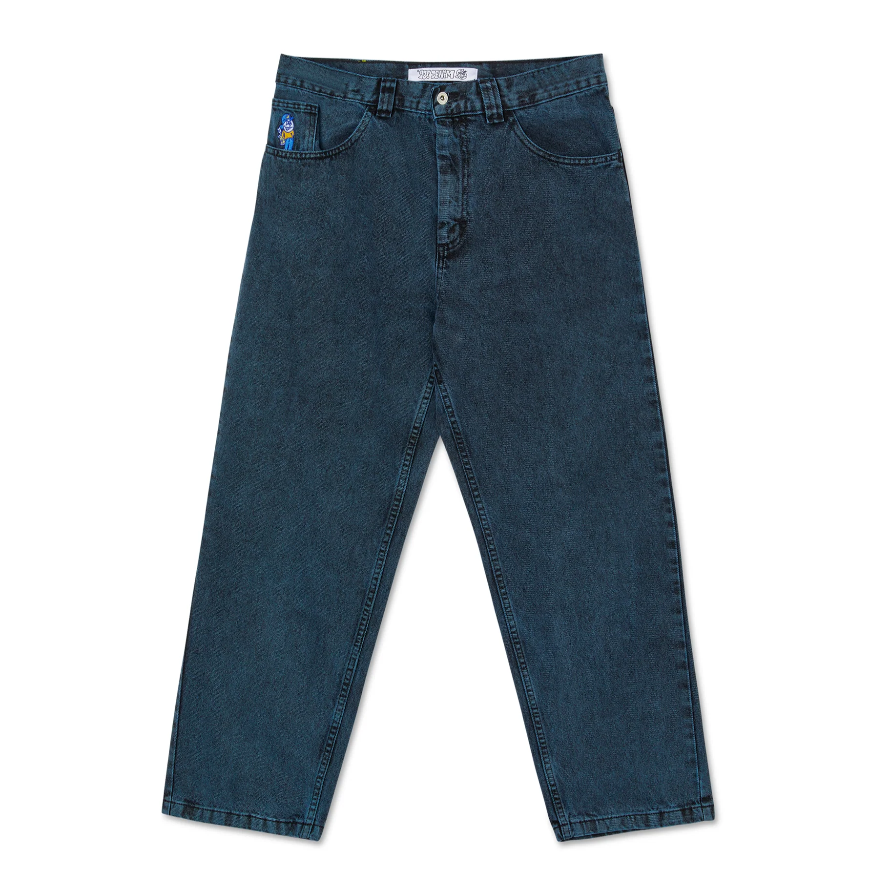 POLAR '93! DENIM CYAN BLACK