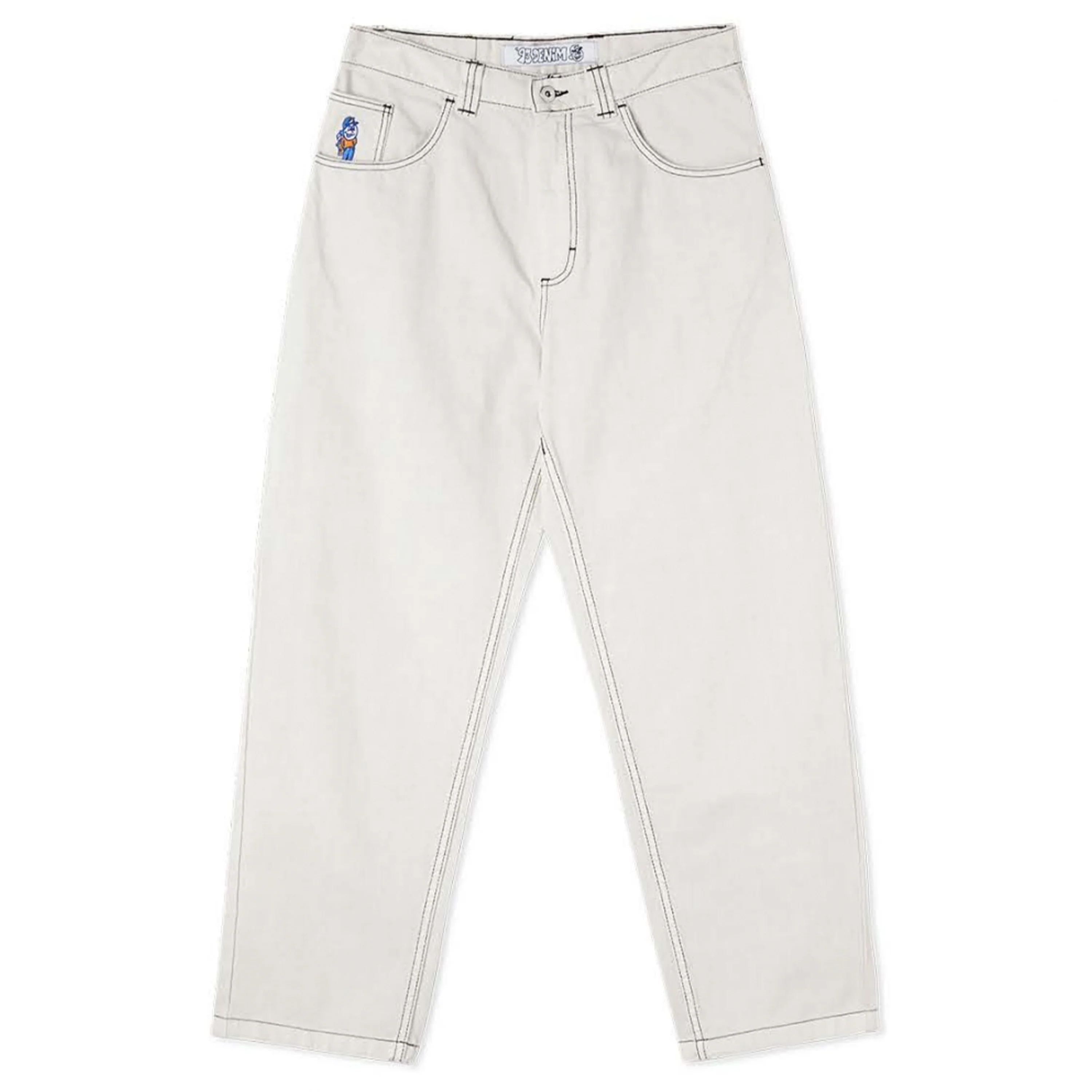 POLAR '93! DENIM WASHED WHITE