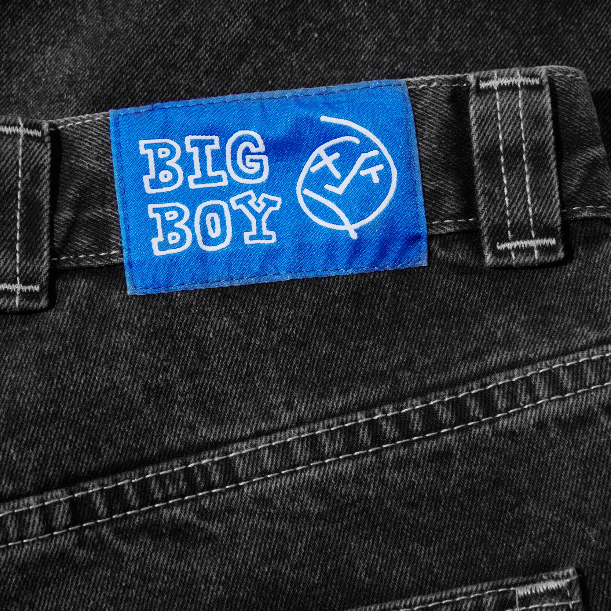POLAR BIG BOY SHORTS DEMIN SILVER BLACK - Image 5