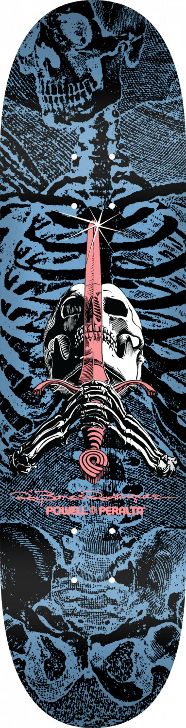 POWELL PERALTA SKULL AND SWORD BLUE