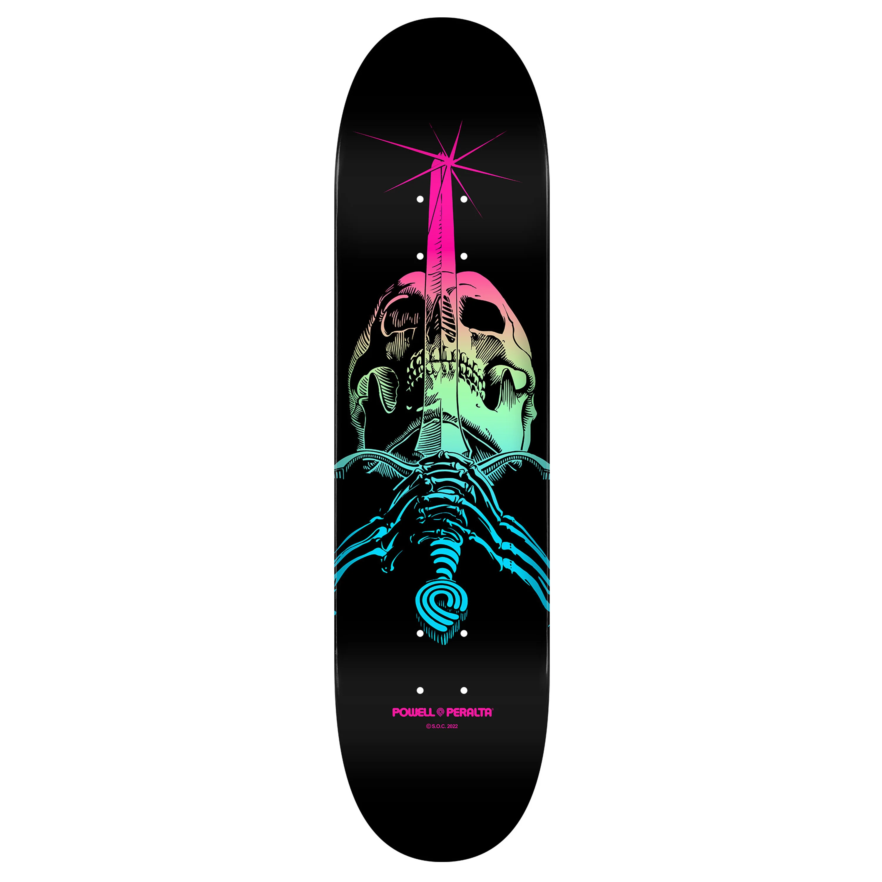 POWELL PERALTA SKULL & SWORD FADE BLUE