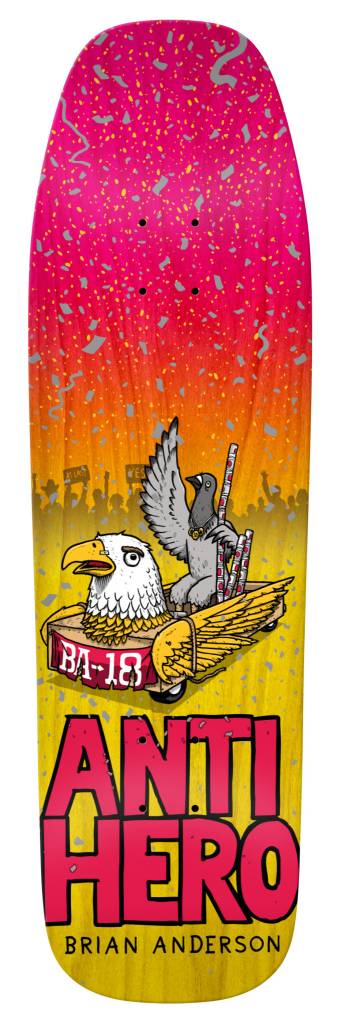 ANTIHERO BRIAN ANDERSON 1ST BOARD LIMITED EDITION PRO SHAPE