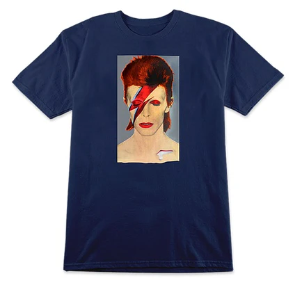 PRIME JASON LEE BOWIE T-SHIRT NAVY