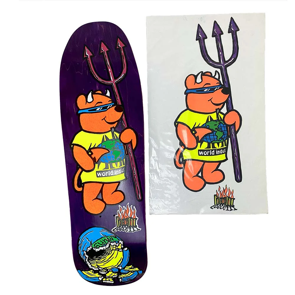 PRIME ROCCO III ORIGINAL FLOCKED OLD SCHOOL SHAPE W/ POSTER DECK - Image 3