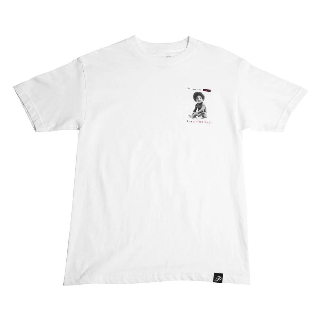 PRIMITIVE SKATEBOARDS BABY BIGGIE READY TO DIE TEE