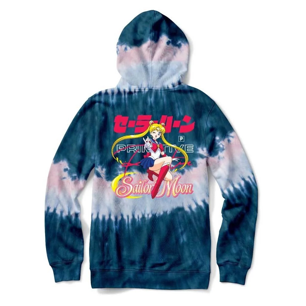 PRIMITIVE SAILOR MOON GUARDIAN TIE DYE HOOD