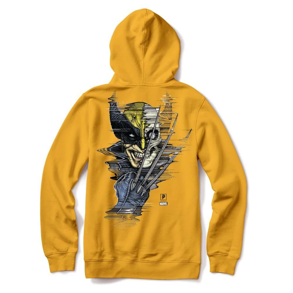 PRIMITIVE WOLVERINE HOODIE GOLD