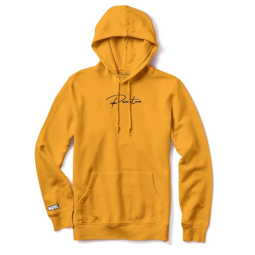 PRIMITIVE WOLVERINE HOODIE GOLD - Image 2