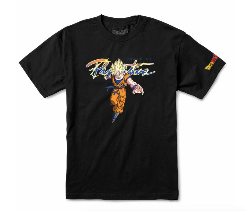 PRIMITIVE X DRAGONBALL Z NUEVO GOKU SAIYAN TEE BLACK