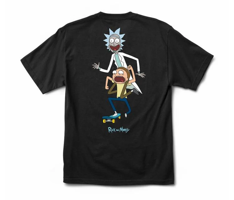 PRIMITIVE X RICK & MORTY CLASSIC P T-SHIRT BLACK
