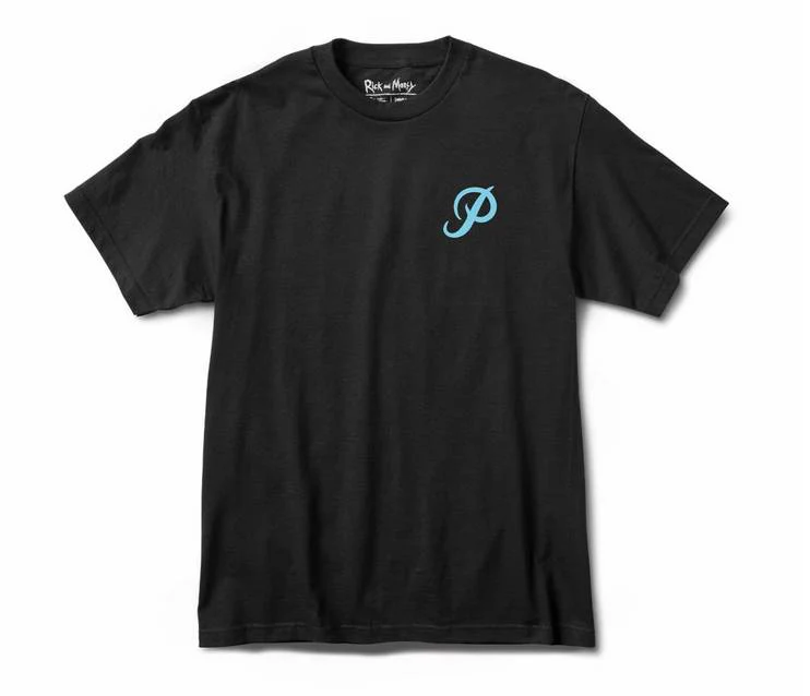PRIMITIVE X RICK & MORTY CLASSIC P T-SHIRT BLACK - Image 2