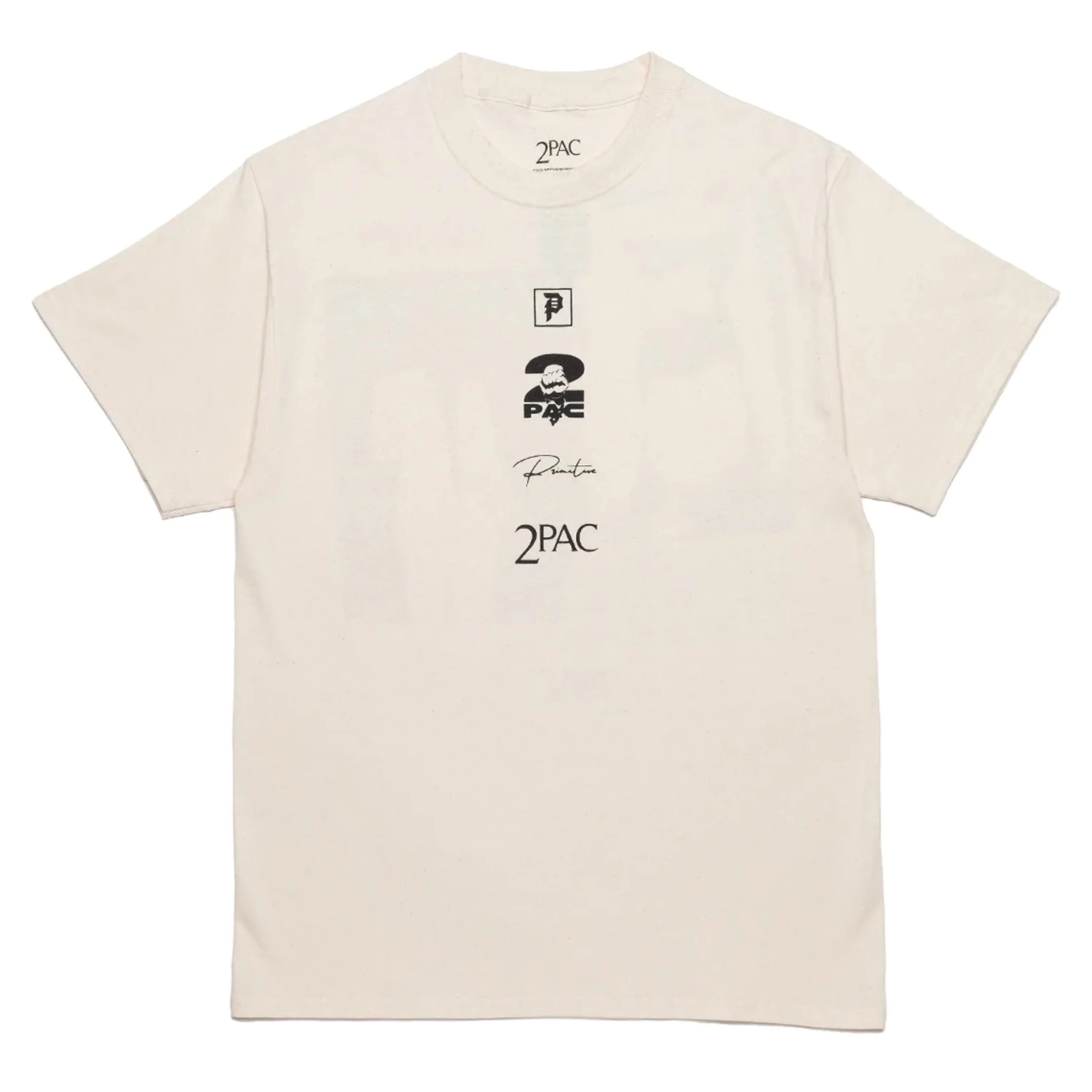 PRIMITIVE X TUPAC VOICE TEE CREAM
