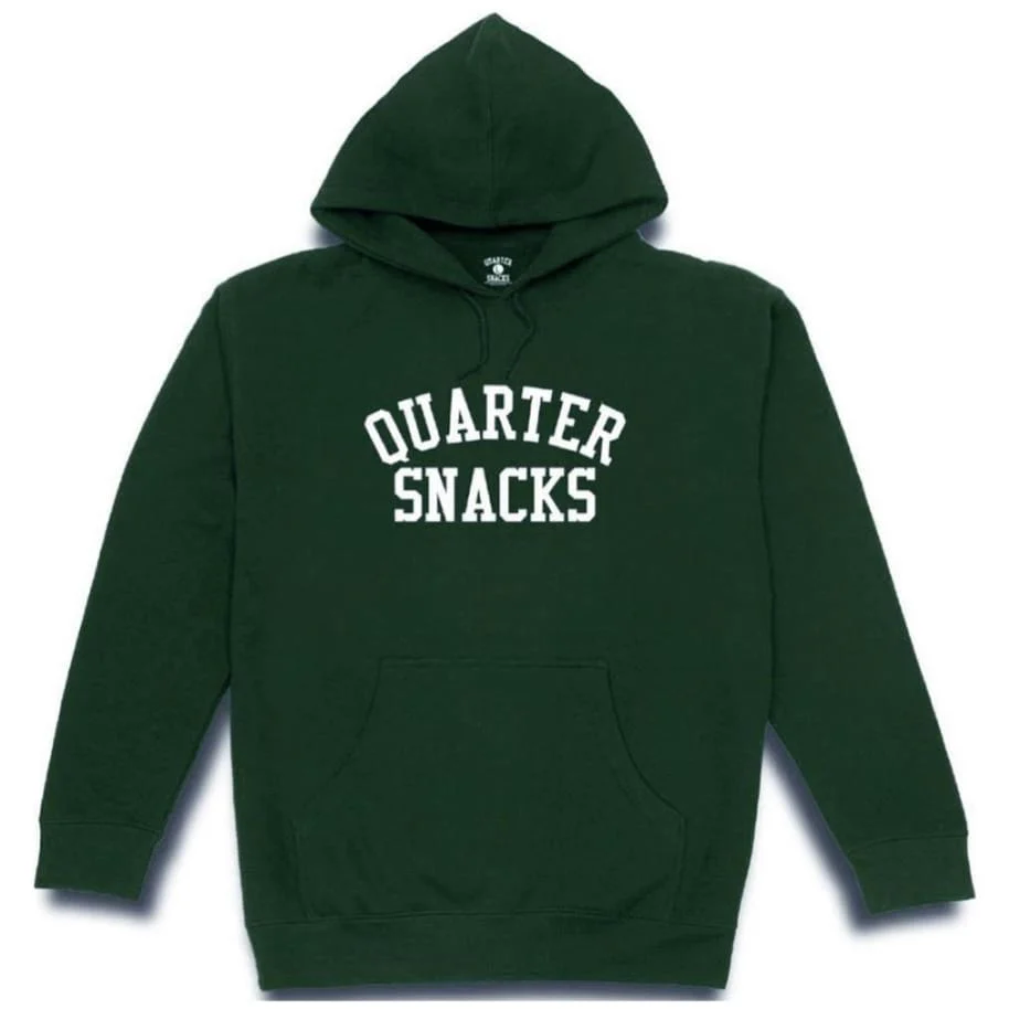 QUARTERSNACKS CLASSIC ARCH HOODIE FORREST GREEN