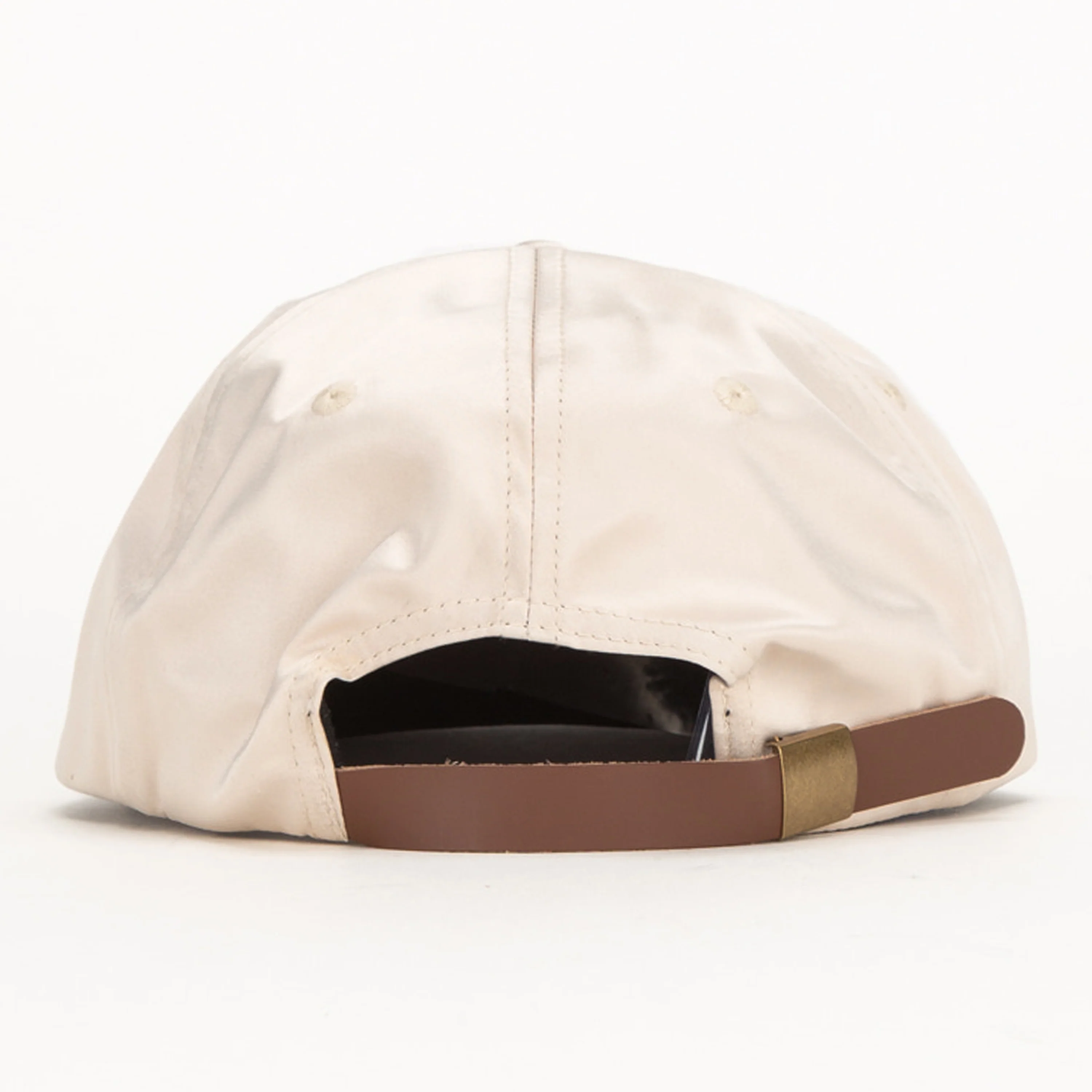 QUARTERSNACKS SATIN SNACKMAN CAP CREAM / ROYAL - Image 3