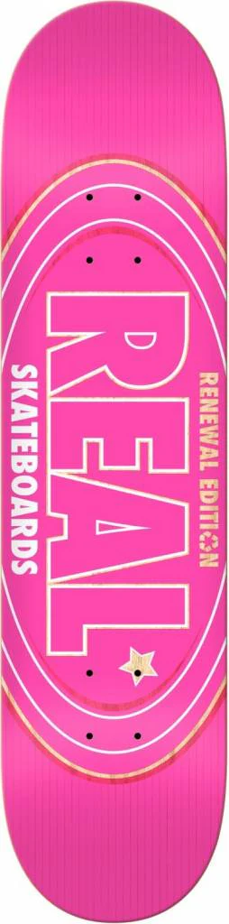 REAL SKATEBOARDS RENEWAL EDITION PINK 8.5