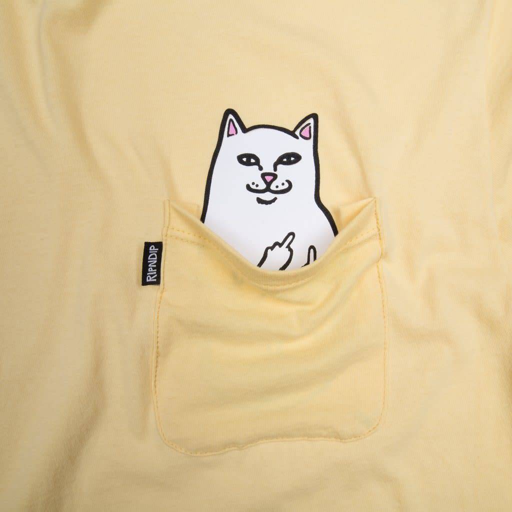 RIP N DIP LORD NERMAL POCKET TEE YELLOW - Image 2