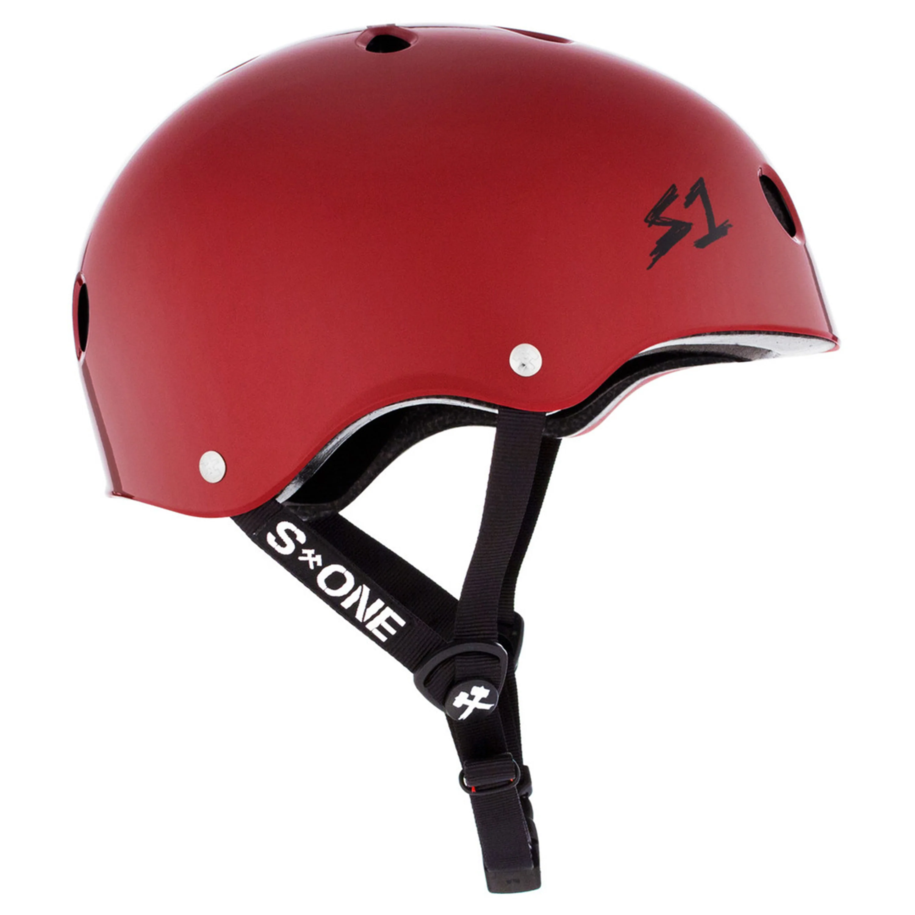 S1 LIFER BLOOD RED MATTE HELMET - Image 2