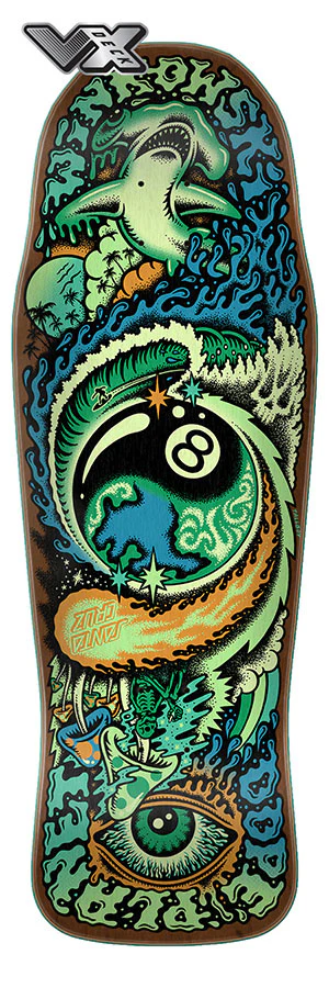 SANTA CRUZ WINKOWSKI DOPE PLANET VX 10.34 X 30.54