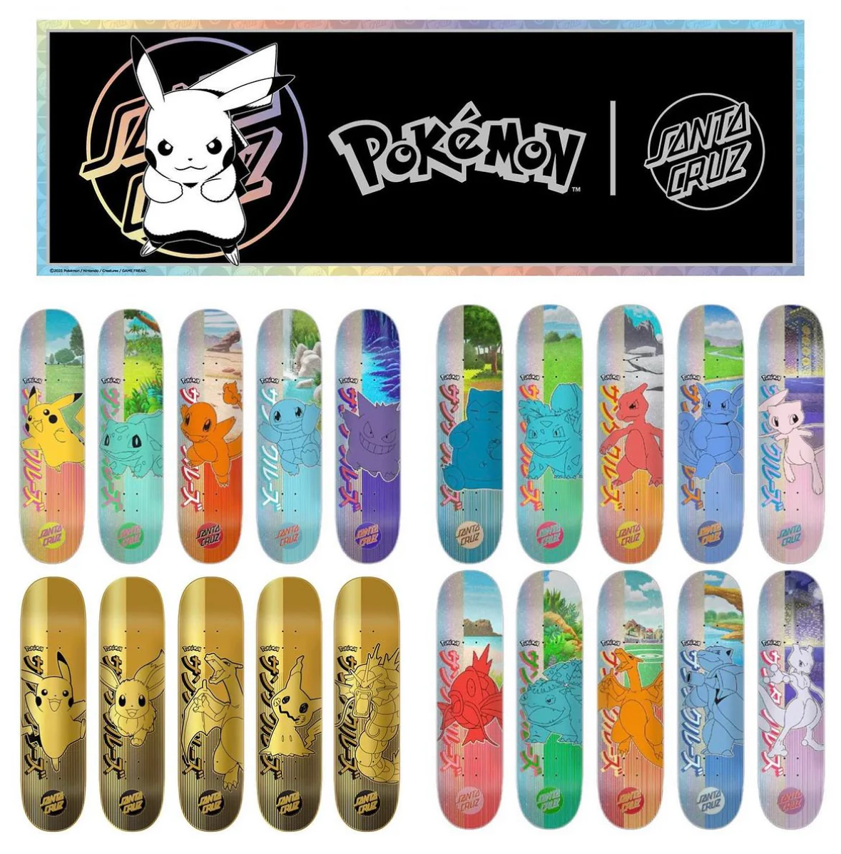 SANTA CRUZ X POKEMON BLIND BAG DECK - Image 2