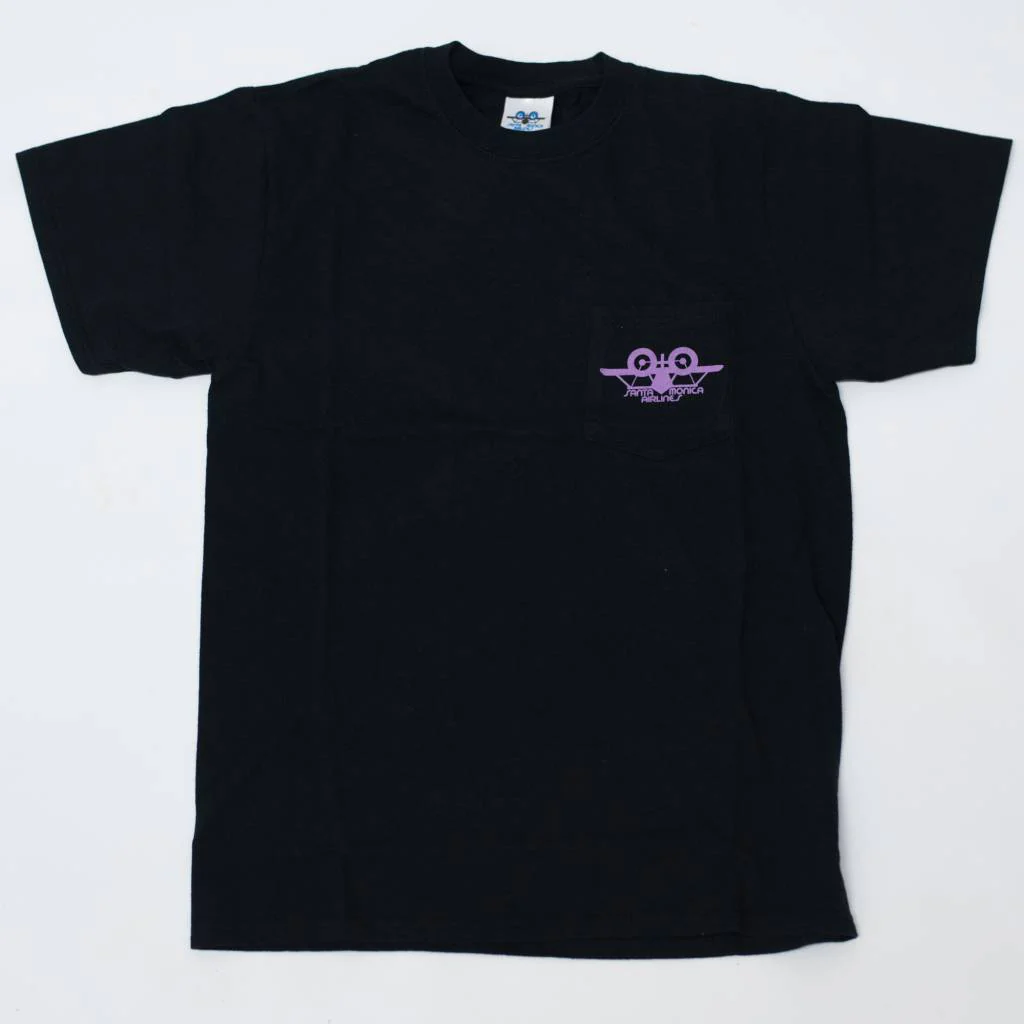 SMA NATAS 1ST DECK POCKET T-SHIRT BLACK