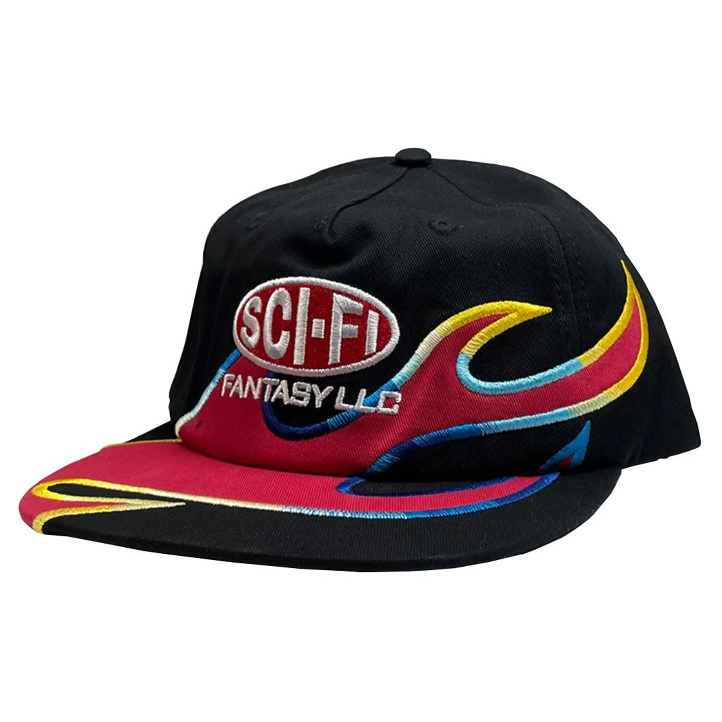 SCI-FI FANTASY FLAME LLC HAT BLACK
