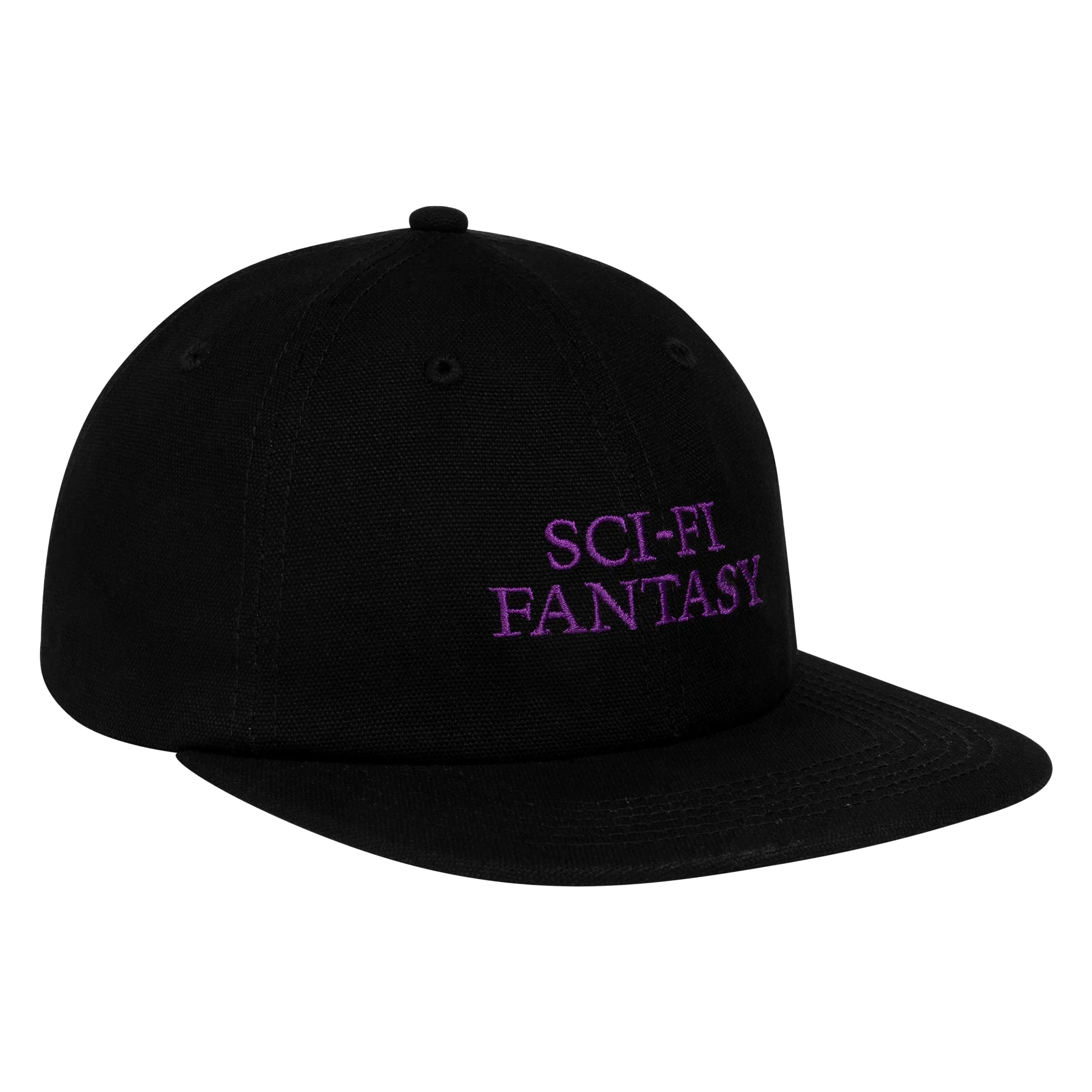SCI-FI FANTASY LOGO HAT BLACK/PURPLE