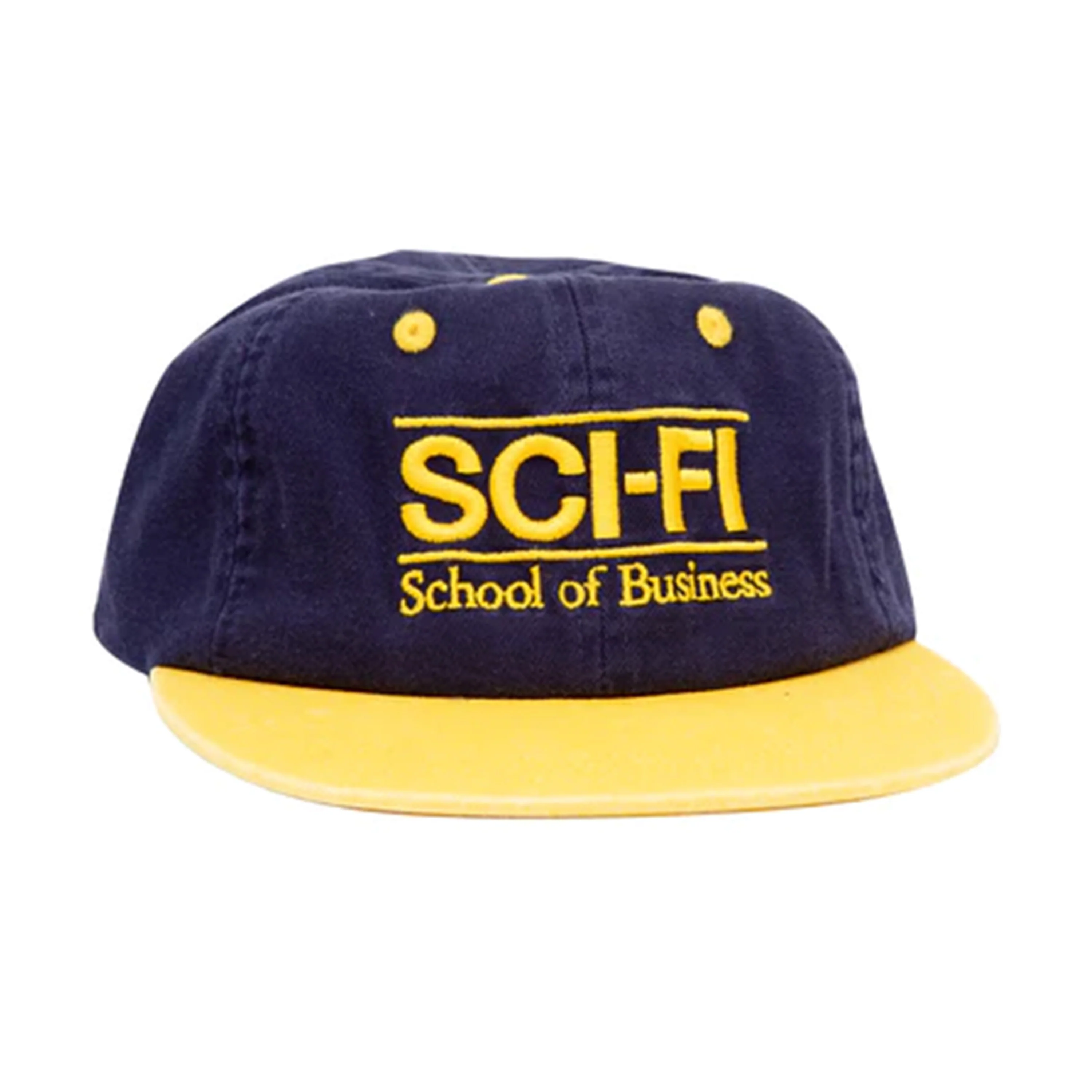 SCI-FI FANTASY SCHOOL OF BUSINESS HAT NAVY/YELLOW
