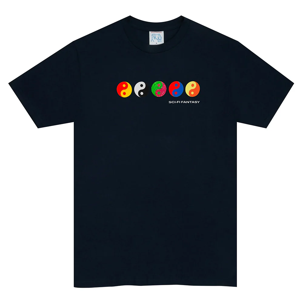 SCI-FI FANTASY YIN-YANG TEE DARK NAVY