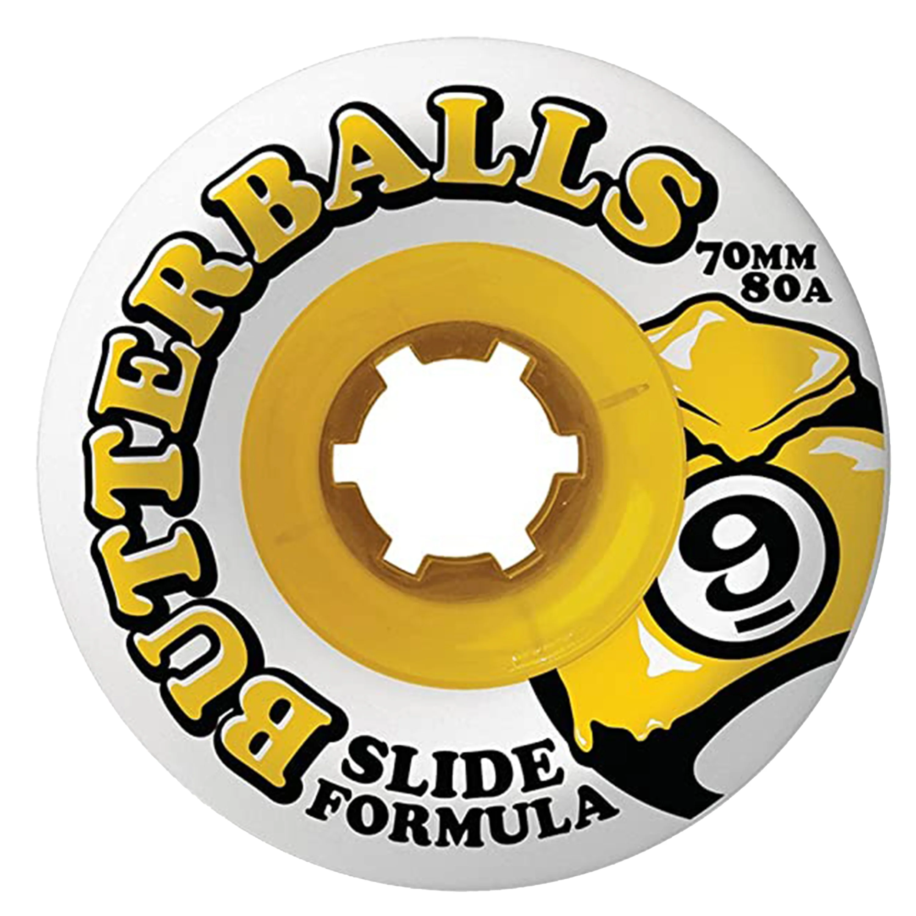 SECTOR 9 SLIDE BUTTERBALLS 80A 70MM WHITE