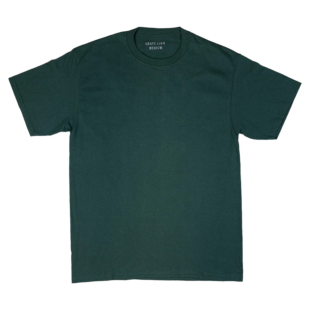 SKATE JAWN SEWER CAP TEE DARK GREEN - Image 2