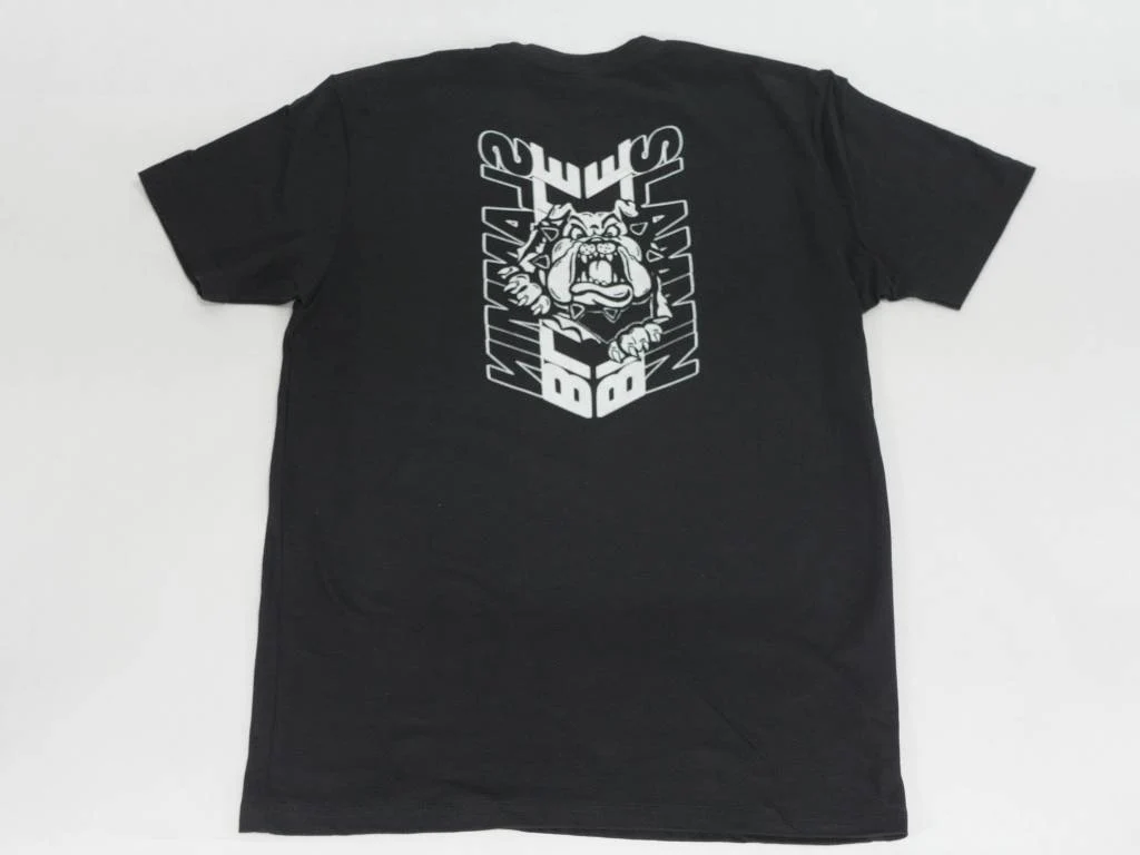 SLAMMIN X BLUETILE BULLDOG T-SHIRT BLACK