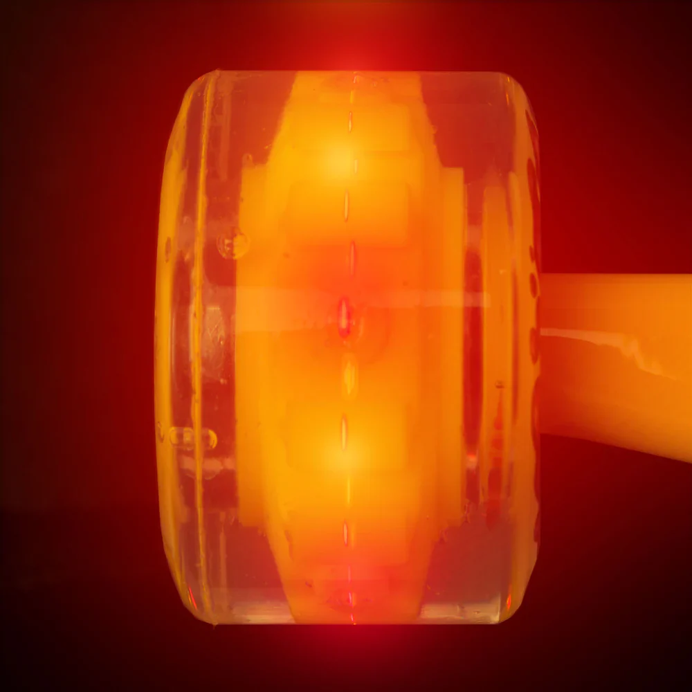 SLIME BALL LIGHT UPS 60MM 78A RED / YELLOW LED - Image 3