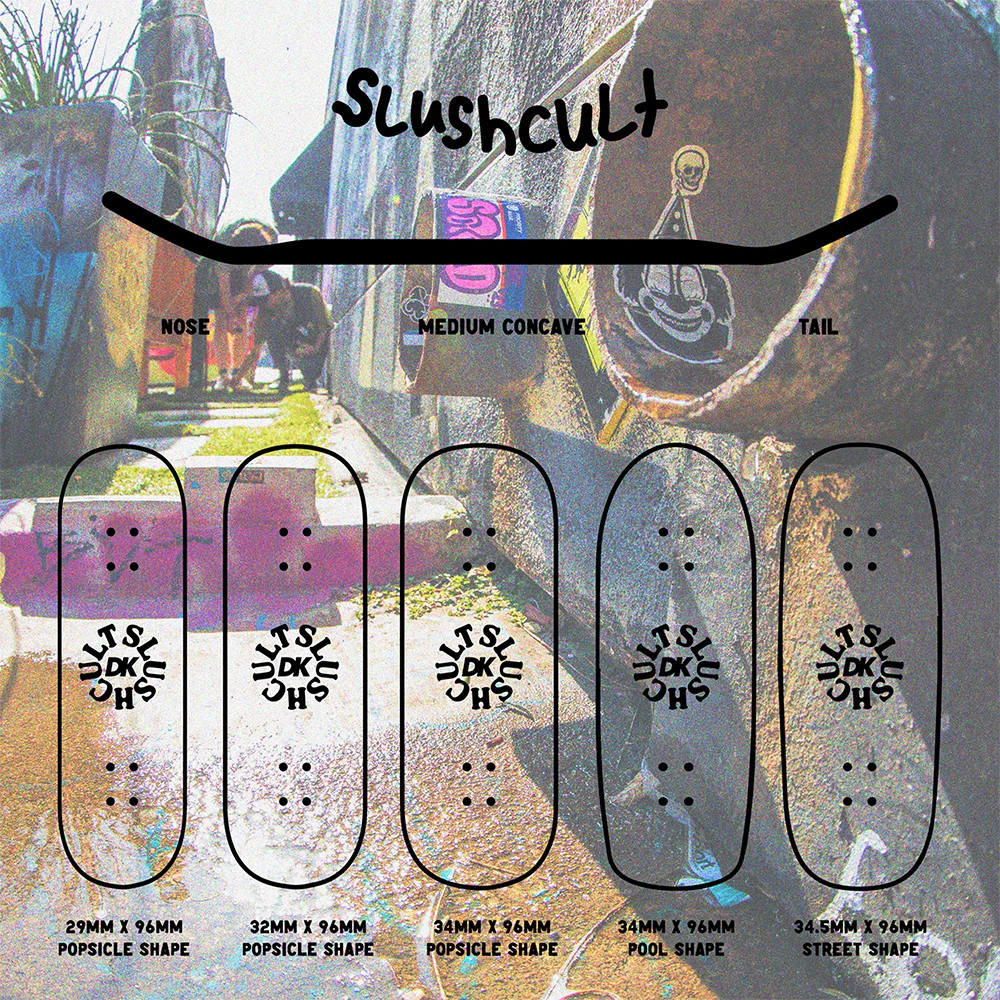 SLUSHCULT "F@#% EM" FINGERBOARD DECK 34.5MM - Image 3