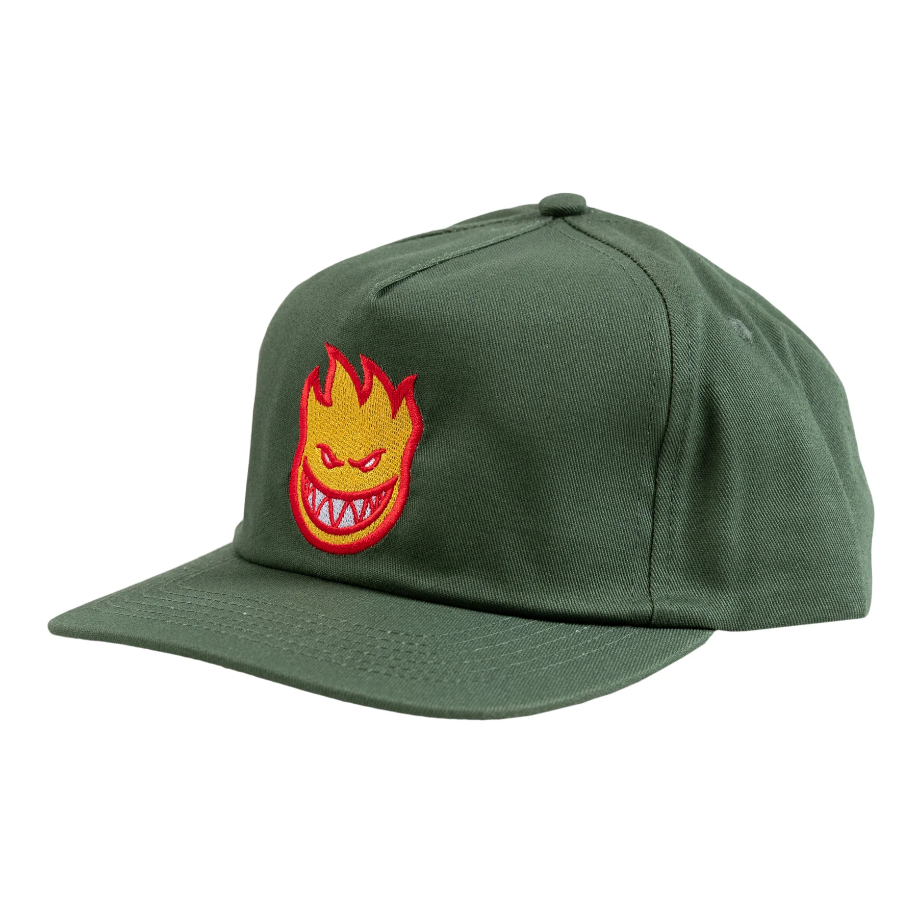 SPITFIRE BIGHEAD FILL SNAPBACK DARK GREEN / RED / GOLD