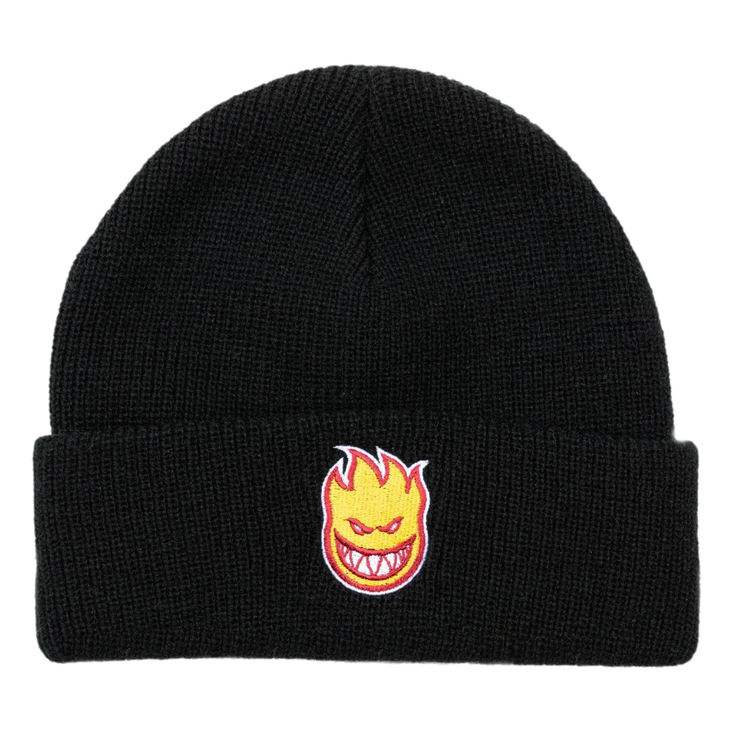 SPITFIRE CUFF BIG HEAD FILL BEANIE BLACK/RED/GOLD
