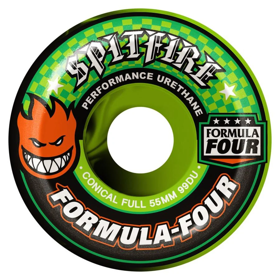 SPITFIRE F4 CONICAL FULL 99D 55MM SWRL BLK / GRN