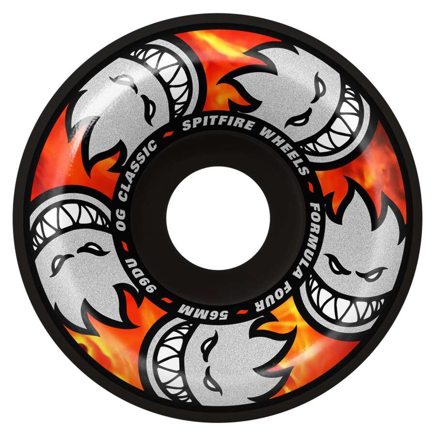 SPITFIRE F4 MULTIBALL OG CLASSIC 99A 56MM BLACK