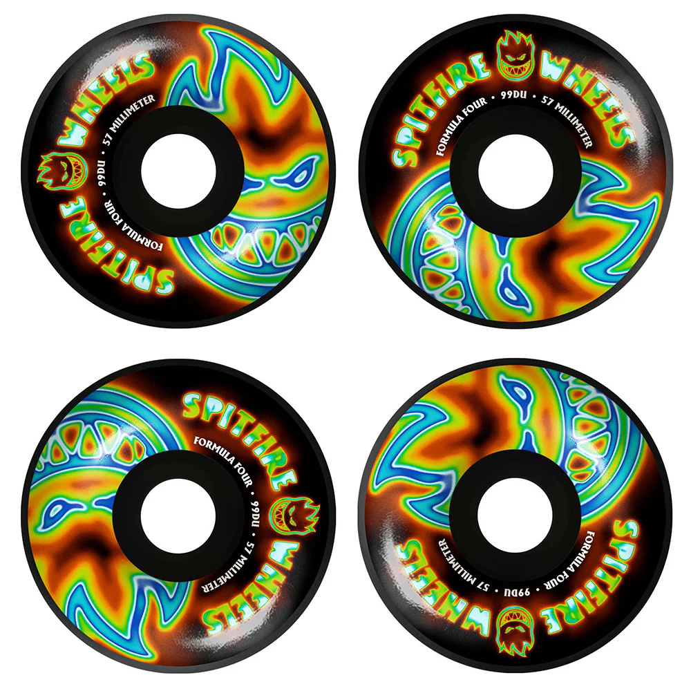 SPITFIRE F4 RADIOACTIVE BIG HEADS 99D 57MM BLACK - Image 2