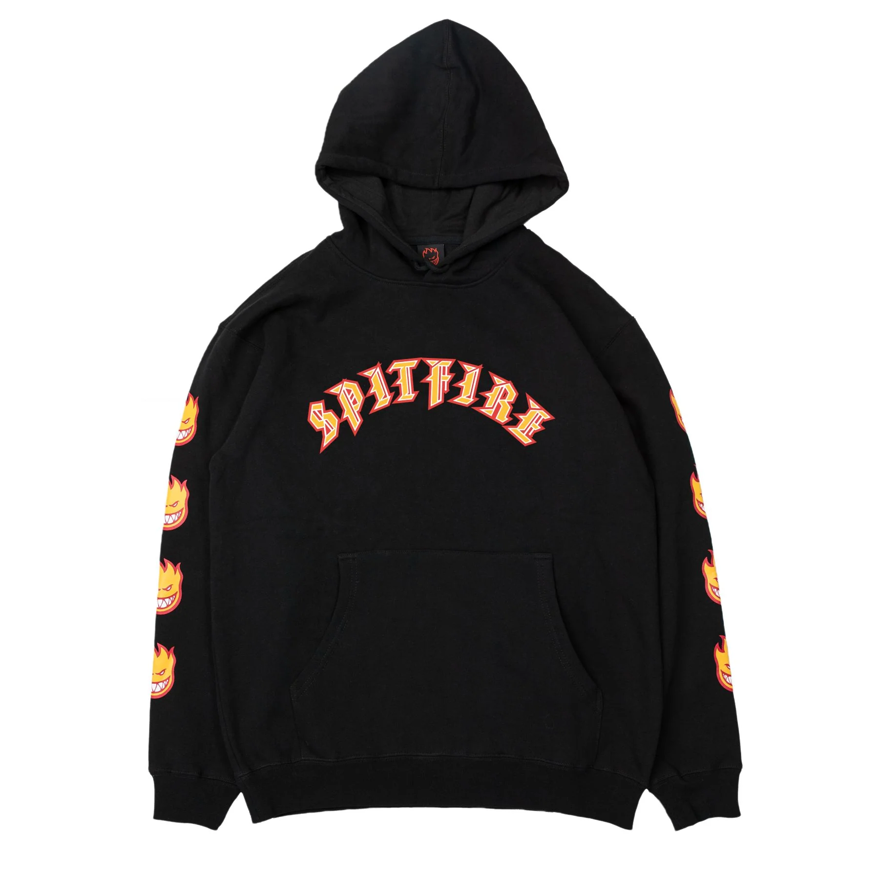 SPITFIRE OLD E BIGHEAD FILL HOODIE BLACK