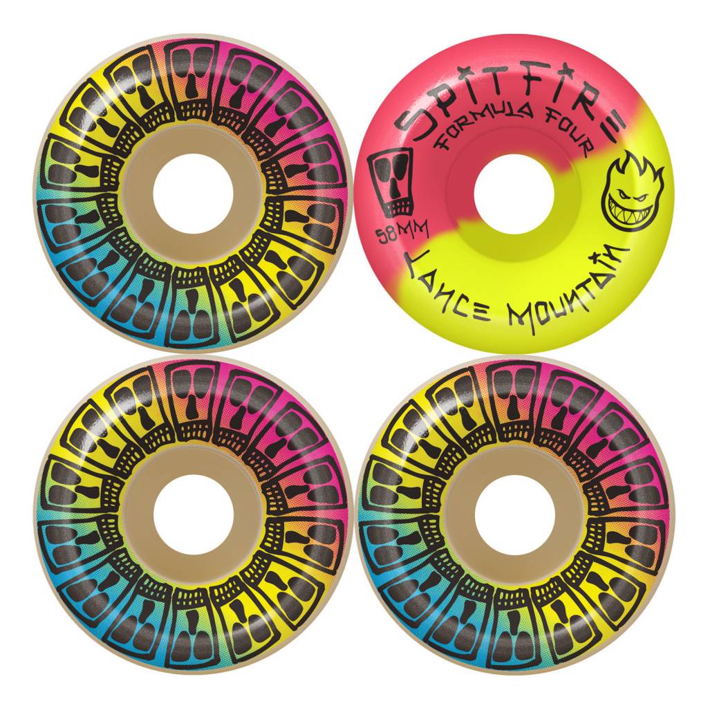 SPITFIRE WHEELS LANCE MOUNTAIN LIFERS EDITION 58 MM