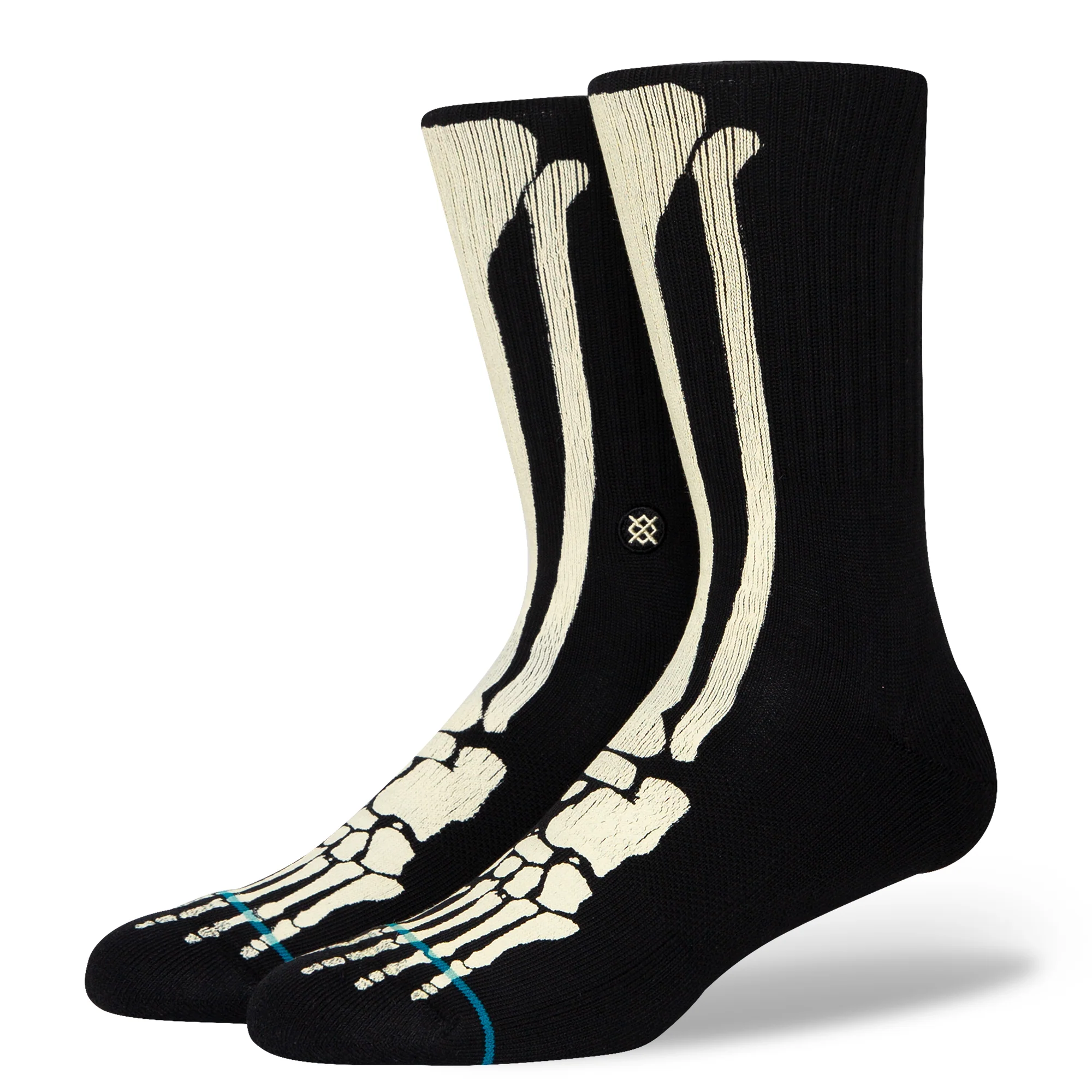 STANCE SOCKS BONEZ BLACK LARGE