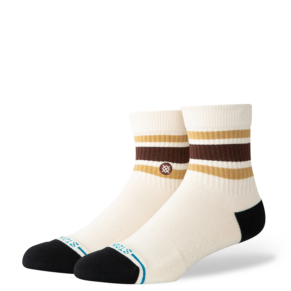 STANCE SOCKS BOYD QUARTER DARK BROWN LARGE