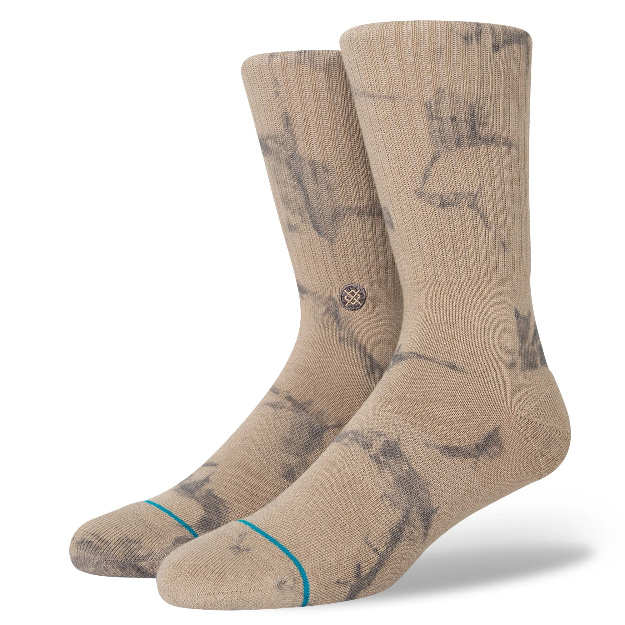 STANCE SOCKS HUE CREW GREY LARGE