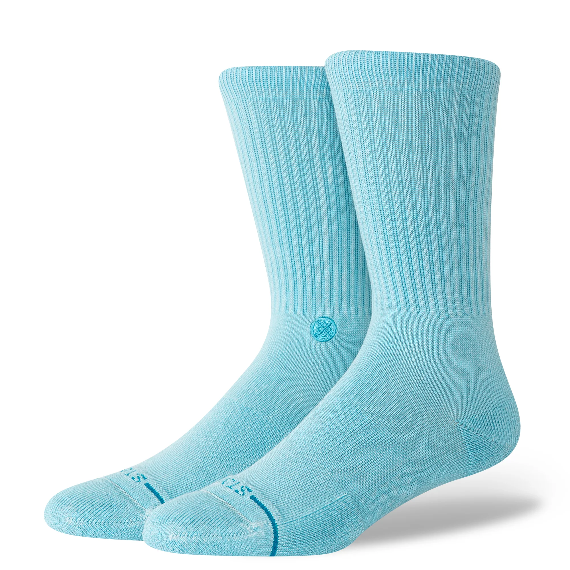 STANCE SOCKS ICON DYED ELECTRIC BLUE LARGE