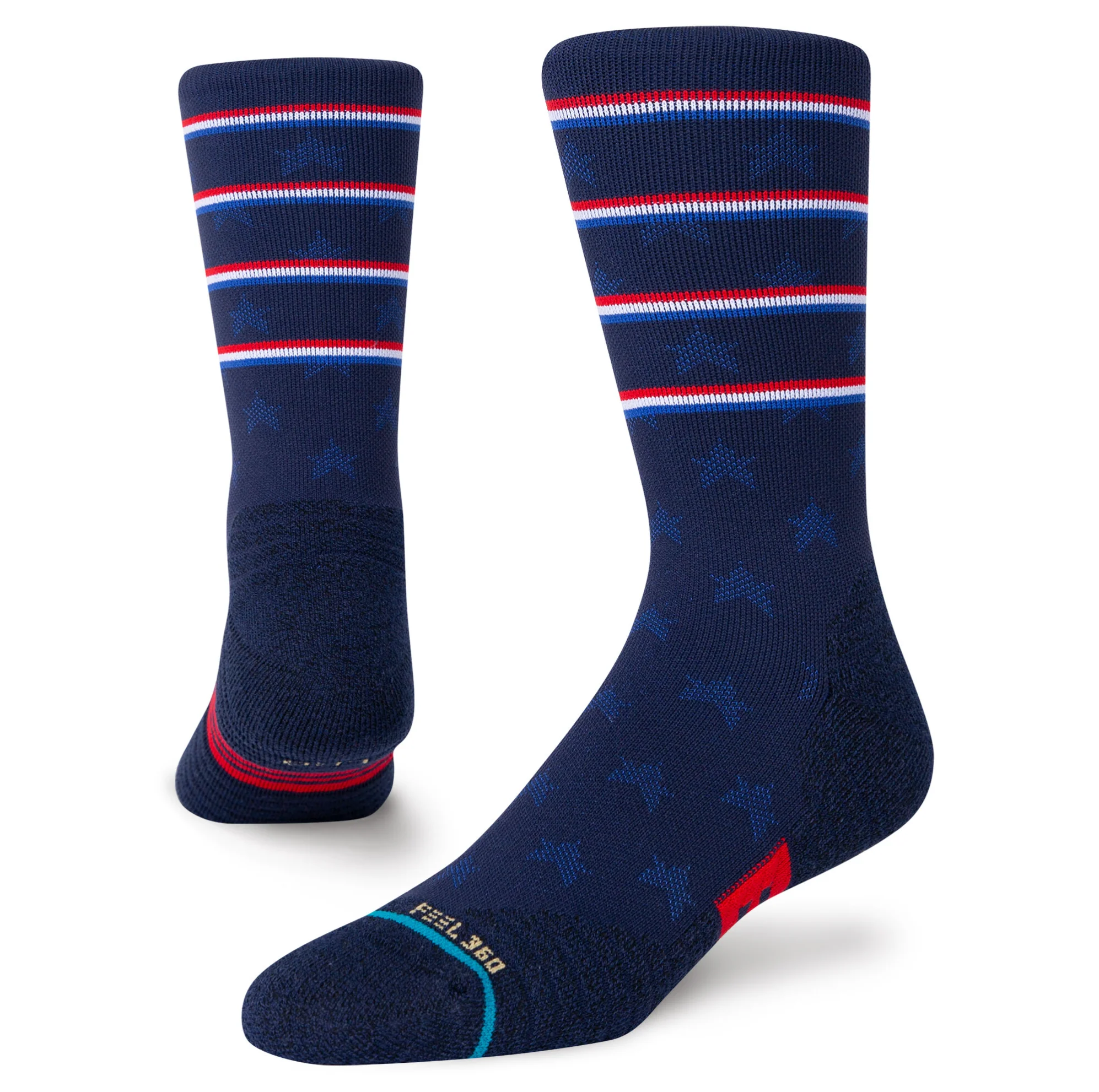 STANCE SOCKS INDEPENDENCE NAVY LARGE