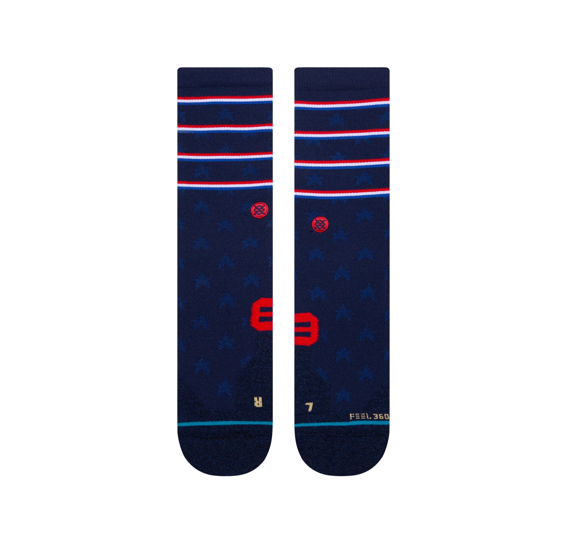 STANCE SOCKS INDEPENDENCE NAVY LARGE - Image 2